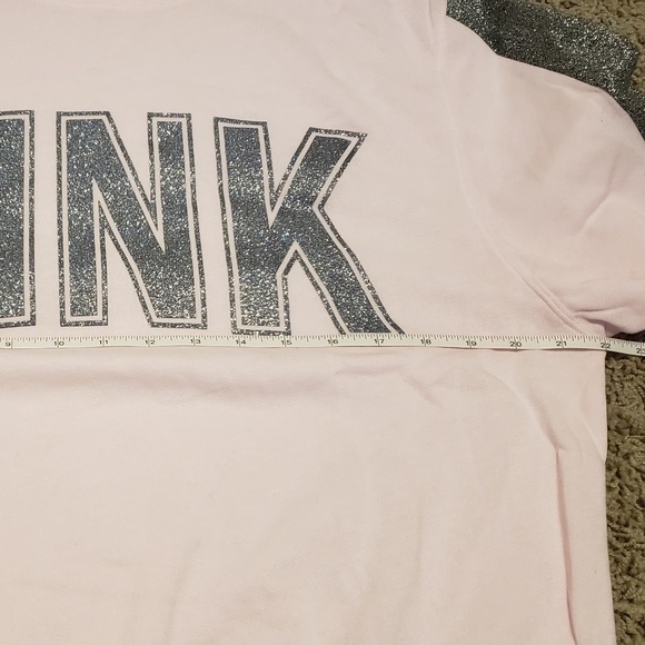 Vs pink bling glitter pullover S - Picture 7 of 8